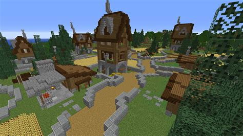 The Spruce Village Minecraft Map