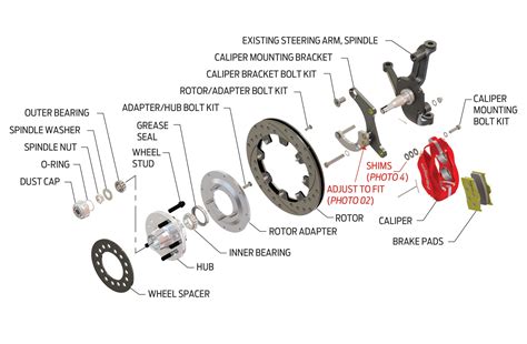 Car Brake Assembly Diagram