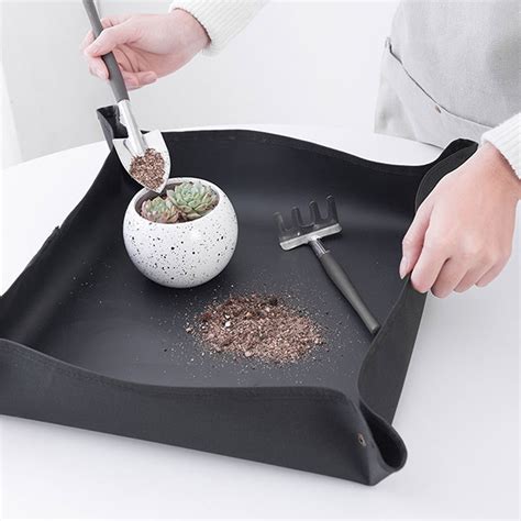 Travelwant Plant Repotting Mat Tidy Square Portable Indoor Gardening ...