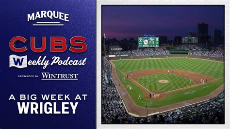 Cubs Weekly Podcast: A big week at Wrigley | Chicago Cubs News