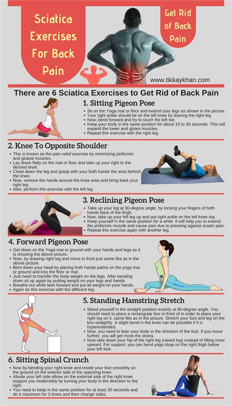 Sciatica Exercises For Back Pain & Get Rid of Back Pain