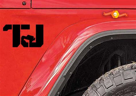 TJ Jeep Wrangler CUSTOM DECALS premium quality automotive grade 2 ...