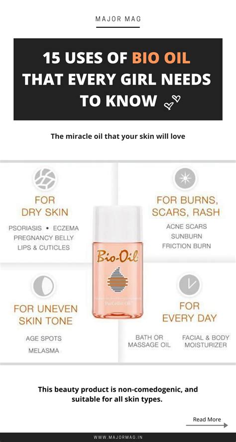 15 Amazing Uses of Bio-Oil ~ Is Bio-Oil Safe For Skin? | Skin care ...