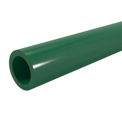 Formufit 3/4 in. x 5 ft. Furniture Grade Sch. 40 PVC Pipe in Green ...