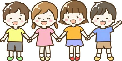 Children Holding Hands Png