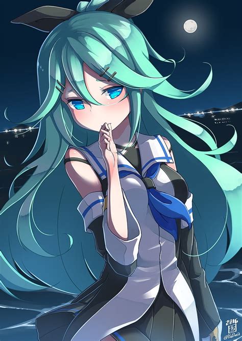 Anime Wallpaper HD: Blue And Green Anime Wallpaper