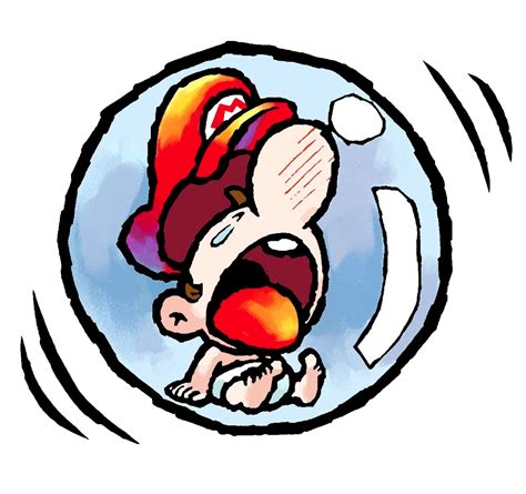 baby Mario Crying in the Bubble Blank Template - Imgflip