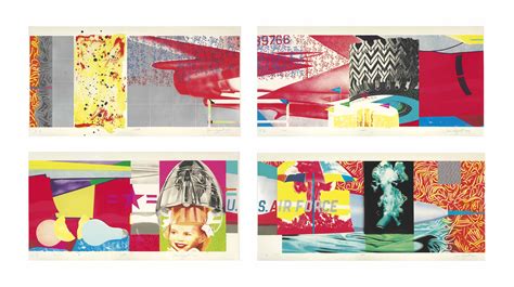 JAMES ROSENQUIST (B. 1933) , F-111 (South, West, North, East) (Glenn 73 ...