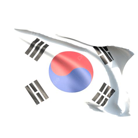 South Korea Flag Waving, South Korea, South Korea Flag Waving ...