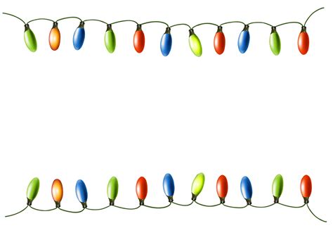 Christmas lights border png, Christmas lights border png Transparent ...