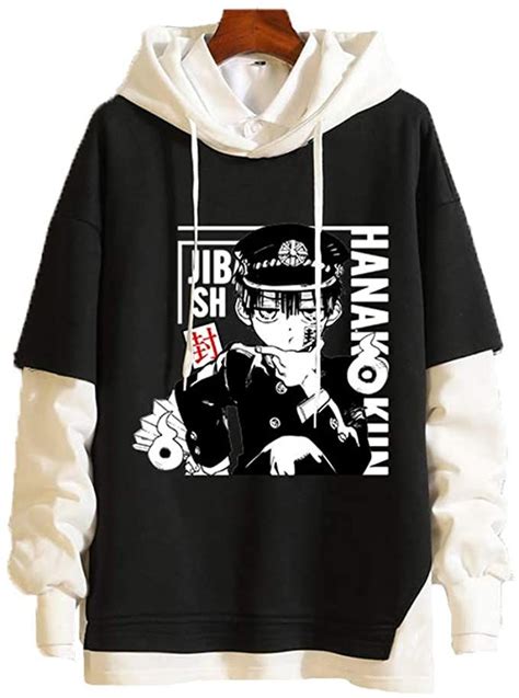 Meelanz Unisex Hoodie Anime Pullover Sweatshirt Long Sleeve for Men ...