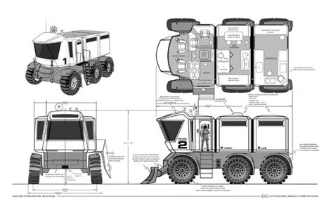 Manned Mars Expedition Rover Design Proposal for Future Mission to Mars ...