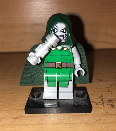 Found a lego Dr. DOOM in my closet. Gave him a mic and everything : mfdoom