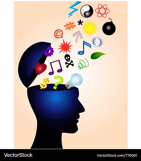 Human mind Royalty Free Vector Image - VectorStock