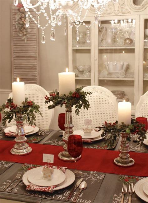 380 best Christmas Table Decorations images on Pinterest | Christmas ...