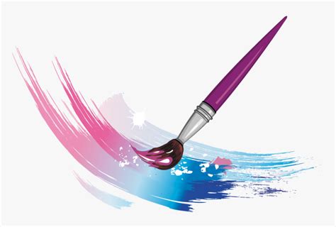 سكرابز بنات مرسومه - Art Paint Brush Vector, HD Png Download ...