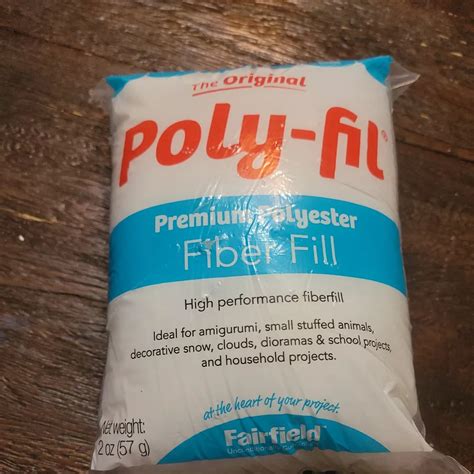 Poly-Fil Premium Polyester Fiber Fill - 20 oz, Polyfill Stuffing