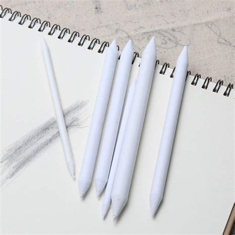 2 Sets 12 Pcs Sketch Paper Stump Pencil, Art Blenders Paper Eraser ...