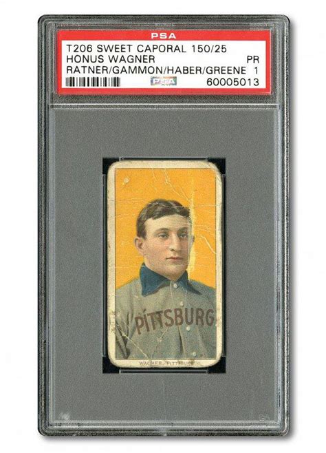 Rare Honus Wagner Baseball Card Sells for $1.2 Million