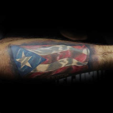 50 Cool Puerto Rican Flag Tattoo Ideas for Men