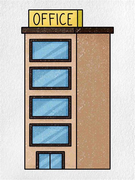 How to Draw an Office Building - HelloArtsy