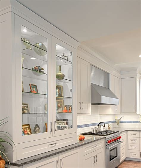 Custom Kitchen Display Cabinets Create a Focal Point - Benvenuti and Stein