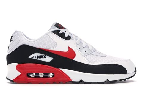 Nike Air Max 90 White University Red Black – Gamarra® Sitio Oficial