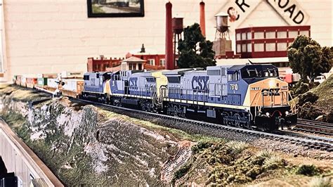 (HO Scale Session-Intermodal) CSX Q172-03 - YouTube