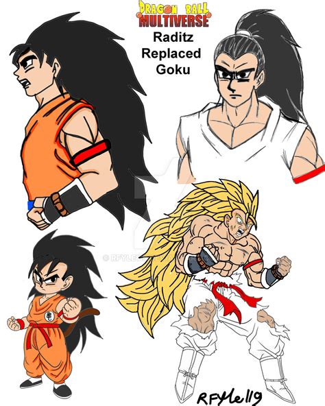 Raditz Replaced Goku by RFyle119 on DeviantArt