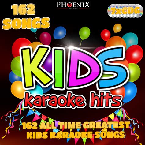 Phoenix Karaoke KIDS KARAOKE HITS. 162 Childrens Songs. CD+G CDG Disc ...