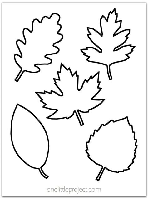 Leaf Shape Templates Free - FREE PRINTABLE TEMPLATES