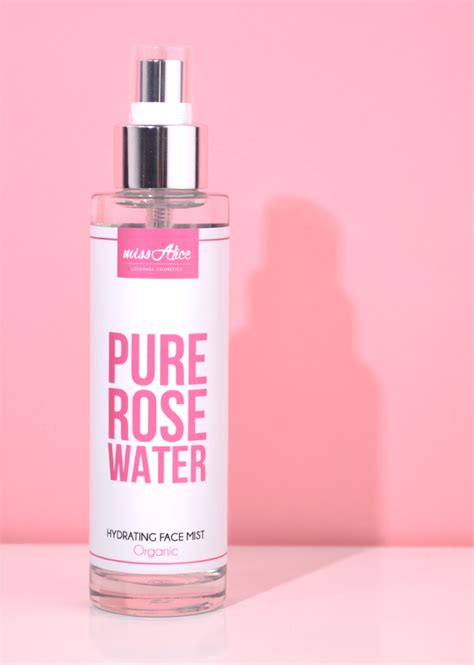 PURE ROSE WATER / face mist / 100% pure organic damask rose hydrosol ...