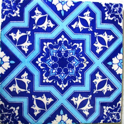 How I painted Moroccan tiles on a kitchen shelf | Blue moroccan tile ...