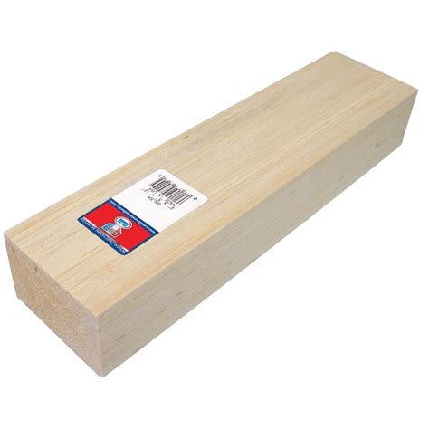 Midwest Balsa Wood Block, 3" x 2" x 12" - Walmart.com - Walmart.com