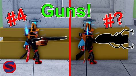 TOP 5 BEST GUNS IN BLOX FRUITS! UPDATE 17 - YouTube