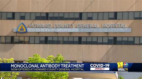 Monoclonal antibody infusion therapy available at Howard County General