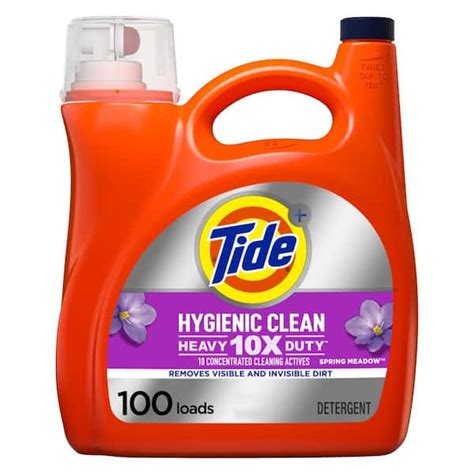 Tide Hygienic Clean Heavy-Duty 10X 154 oz. Spring Meadow Scent Liquid ...