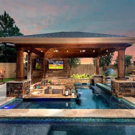 36+ Rumored News on Outdoor Kitchen and Pool Covered Patios ...