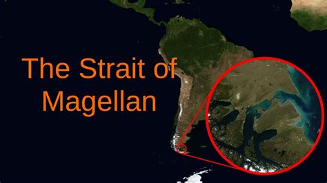 Strait Of Magellan On World Map