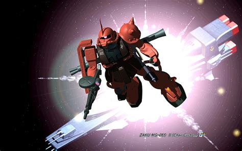 GUNDAM ZAKU MS-06S II(Char Custom), gundam, suit, ii, zaku, mobile ...