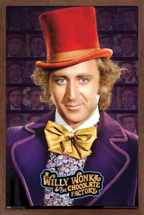 Willy Wonka and the Chocolate Factory - Willy Wonka Poster - Walmart ...