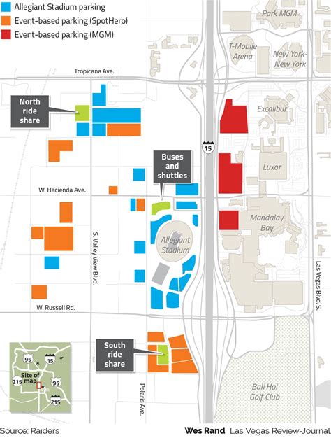 Raiders unveil parking, transportation plan for Allegiant Stadium | Las ...