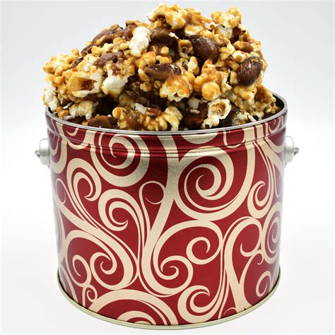 Gourmet Holiday Popcorn Tins – Sweets Handmade Candies