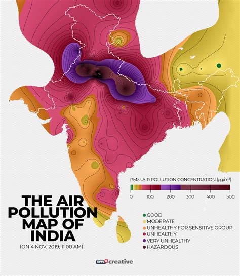 Air Pollution Map Of India: What Is Your City Breathing? - Forbes India