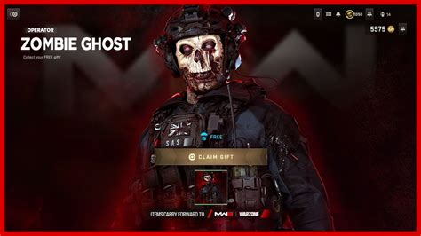 How to Claim FREE ZOMBIE GHOST Skin for MW2 & Warzone! (Zombie Ghost ...