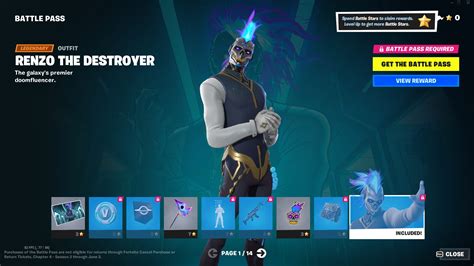 The New Skins In Fortnite Battle Pass