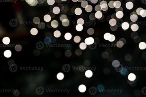 White bokeh background of Christmas lights and New year 10713427 Stock ...