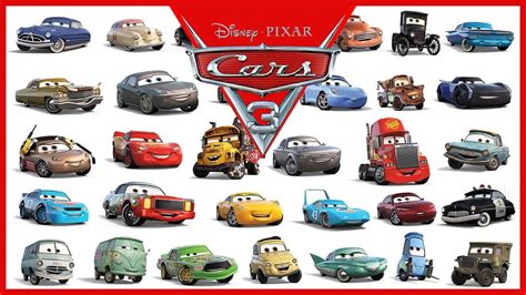 Disney Pixar Cars 3 All Characters Cars 2017 | Disney cars wallpaper ...