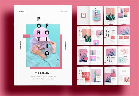 Free Portfolio Design Layout Template