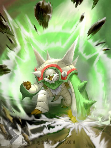 Chesnaught - Chespin final evolution by KeiNhanGia on DeviantArt